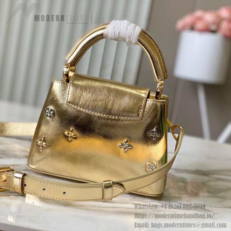 Louis Vuitton Capucines Bag with Star Shapes and Monogram Miroir