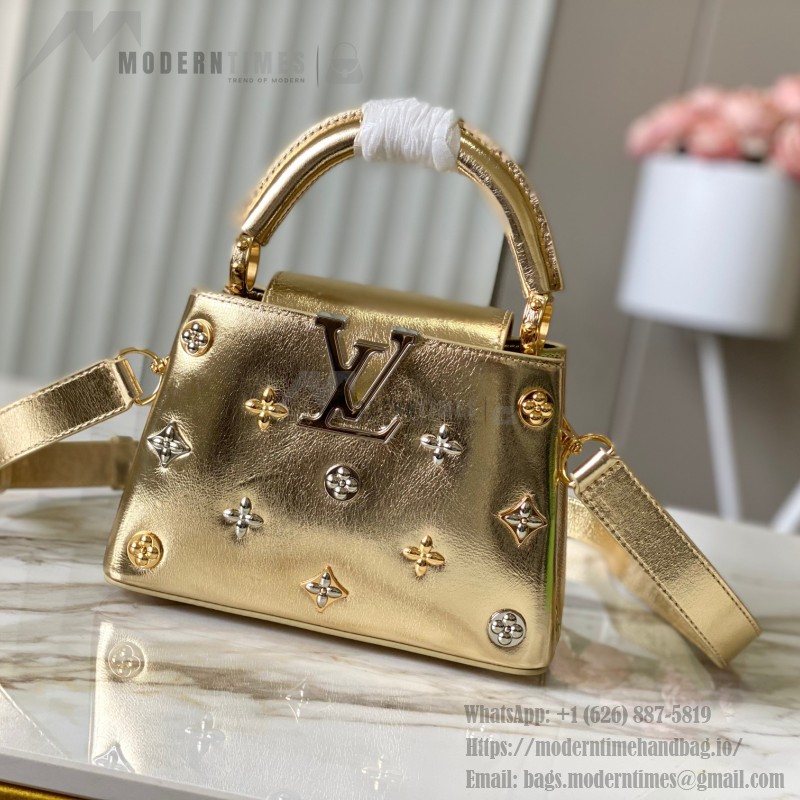 Louis Vuitton Capucines Bag with Star Shapes and Monogram Miroir