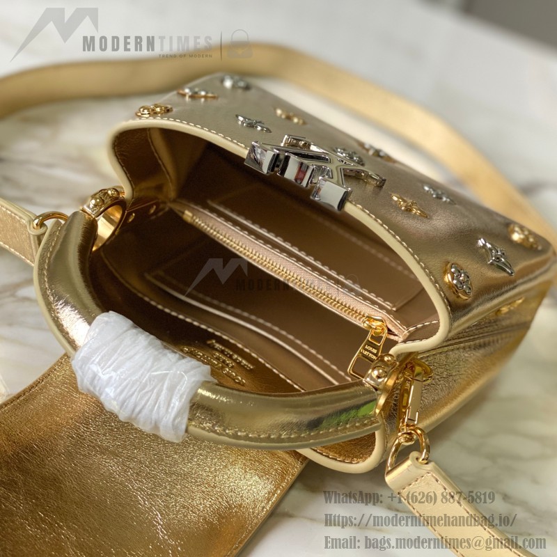 Louis Vuitton Capucines Bag with Star Shapes and Monogram Miroir