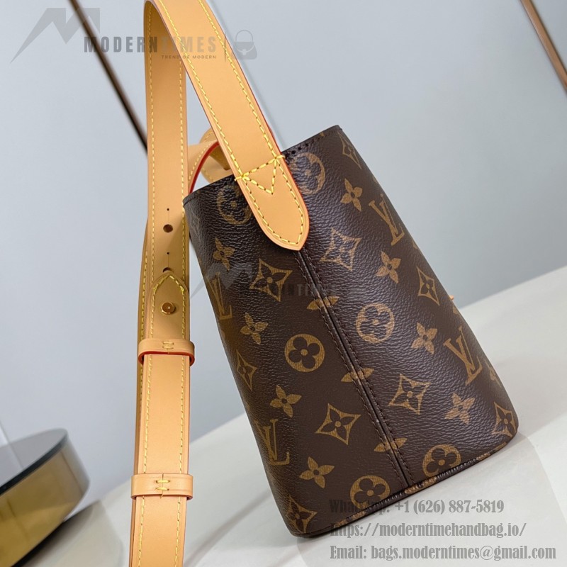 Louis Vuitton All In BB Monogram Canvas Handbag with leather shoulder strap