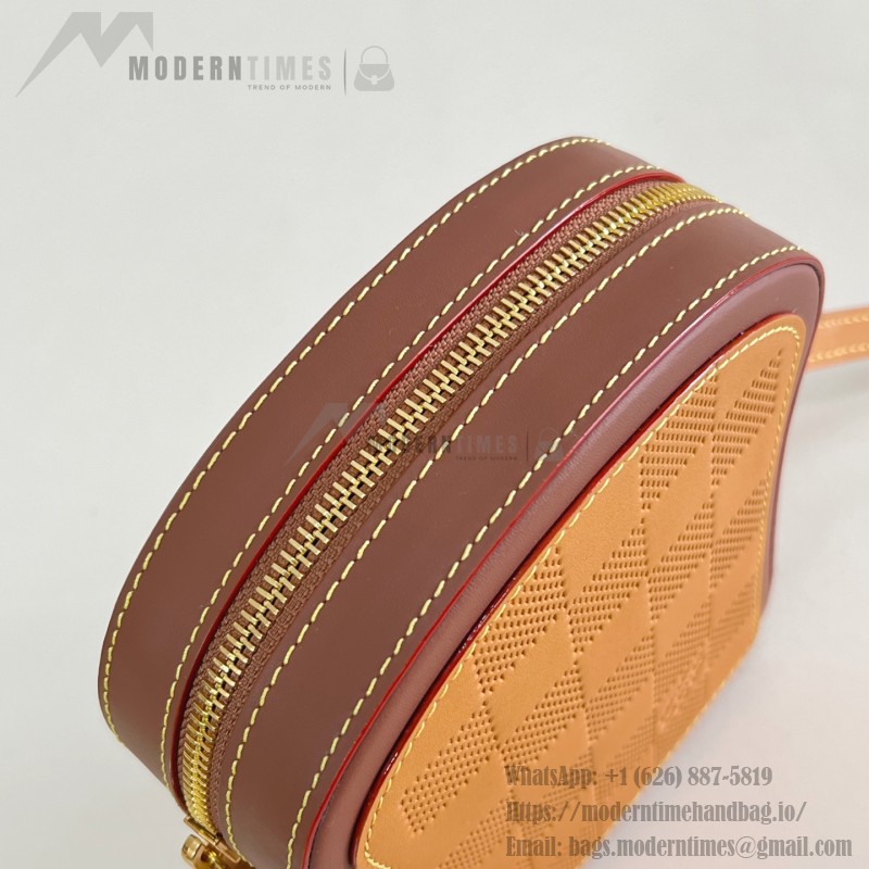 Louis Vuitton Toast Mini Handbag with Monogram Embossed and Damier Leather