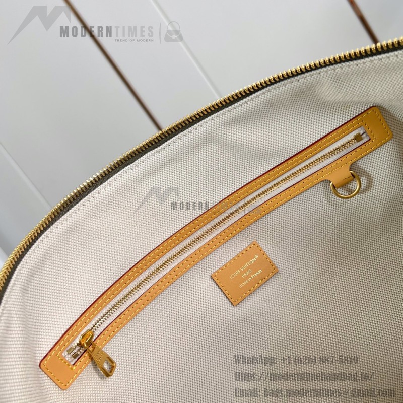 Louis Vuitton Keepall Bandoulière 50 Travel Bag with camouflage Monogram Surplus and distressed metal hardware