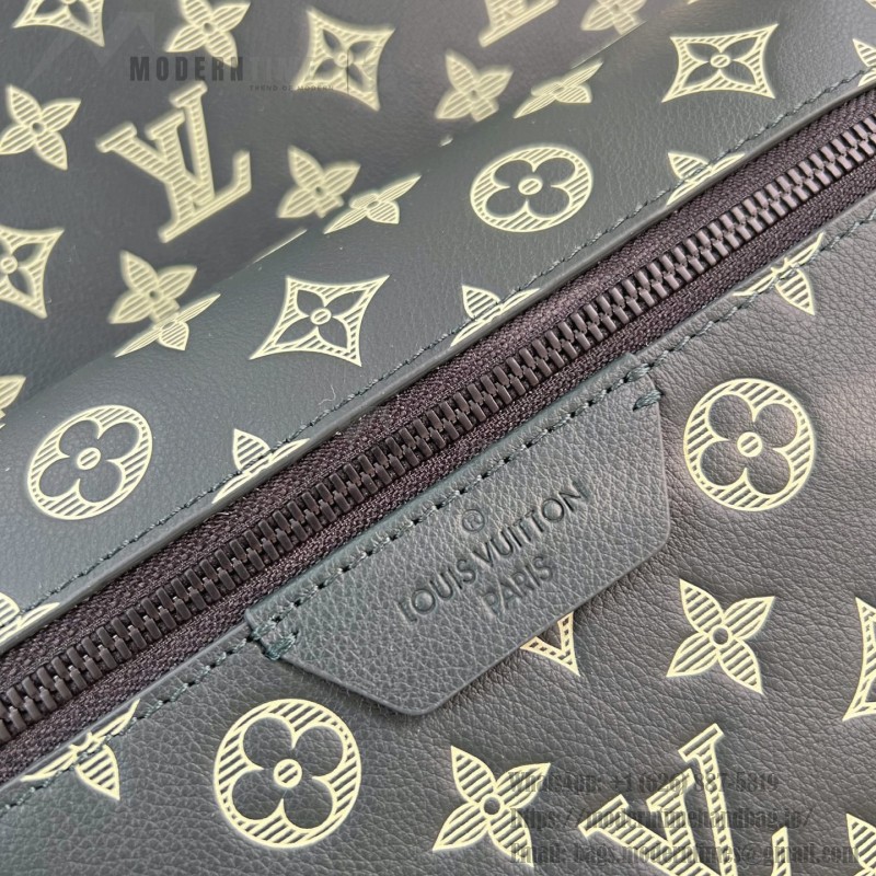 Louis Vuitton Discovery Mini Backpack with Monogram Shadow embossed leather and metal hardware