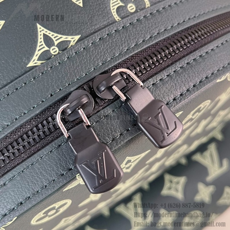 Louis Vuitton Discovery Mini Backpack with Monogram Shadow embossed leather and metal hardware