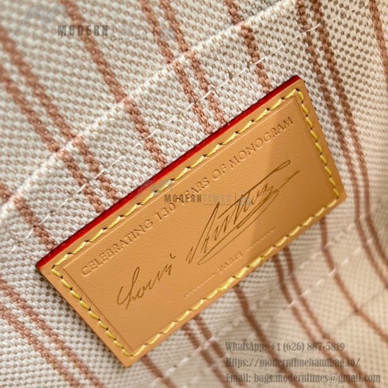 Louis Vuitton Alma BB Handbag with Damier Ebene canvas and leather key pouch