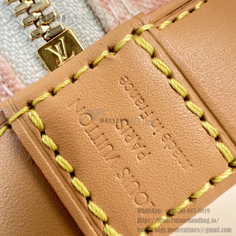 Louis Vuitton Alma BB Handbag with Damier Ebene canvas and leather key pouch