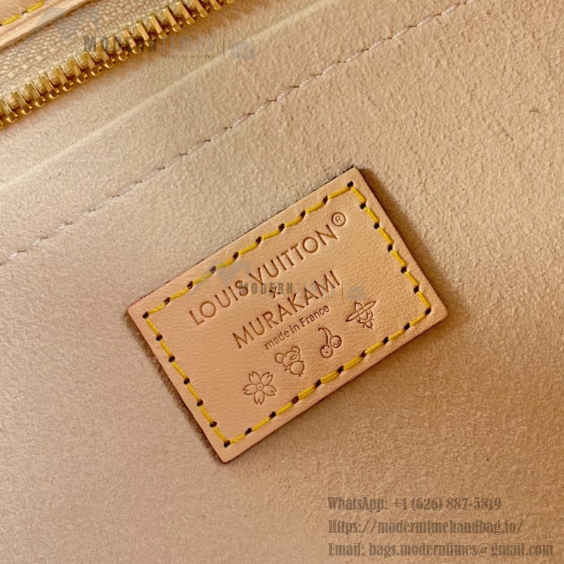 Louis Vuitton LV x TM Carryall East West Handbag with vibrant hues and cowhide leather accents