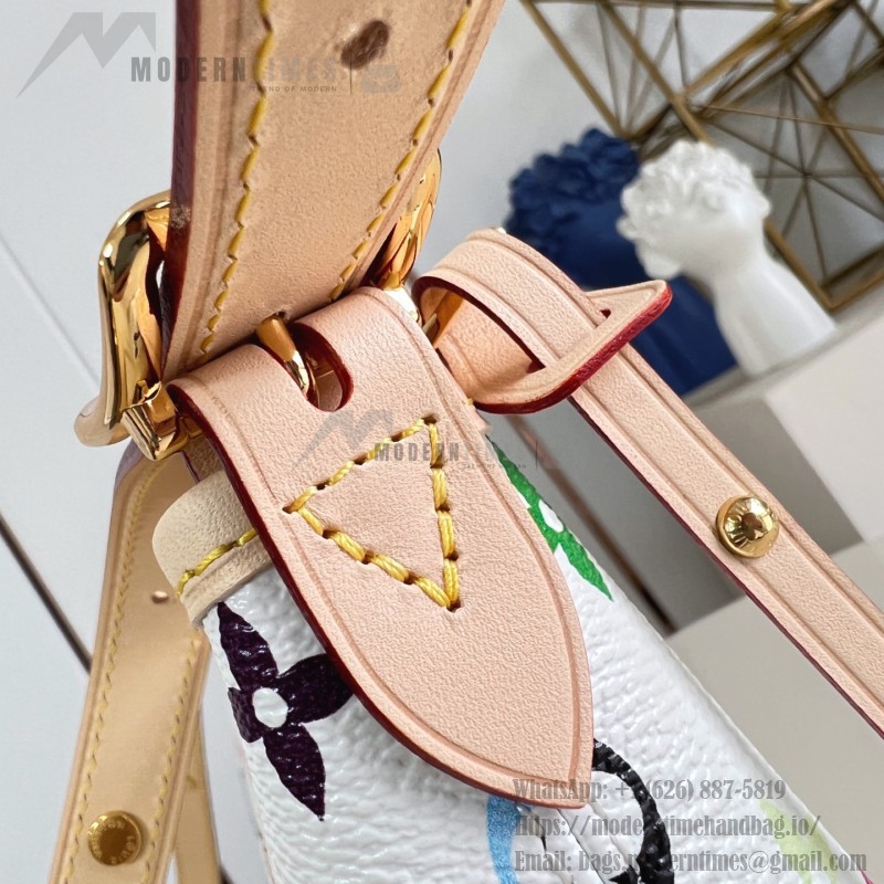 Louis Vuitton LV x TM Carryall East West Handbag with vibrant hues and cowhide leather accents