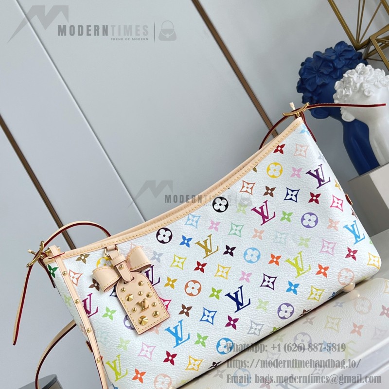Louis Vuitton LV x TM Carryall East West Handbag with vibrant hues and cowhide leather accents