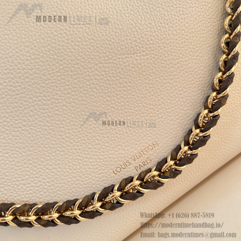Louis Vuitton Multipass Handbag with Monogram canvas and woven chain strap