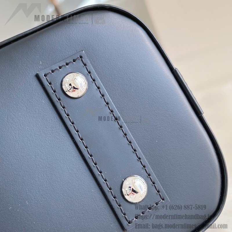 Louis Vuitton Alma BB Handbag in Epi leather with signature embroidery and jacquard shoulder strap