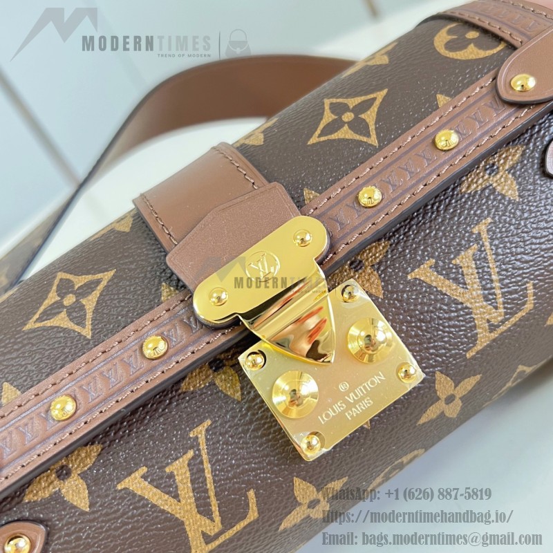 Louis Vuitton Papillon Trunk Handbag in Monogram Canvas with S-Lock Clasp