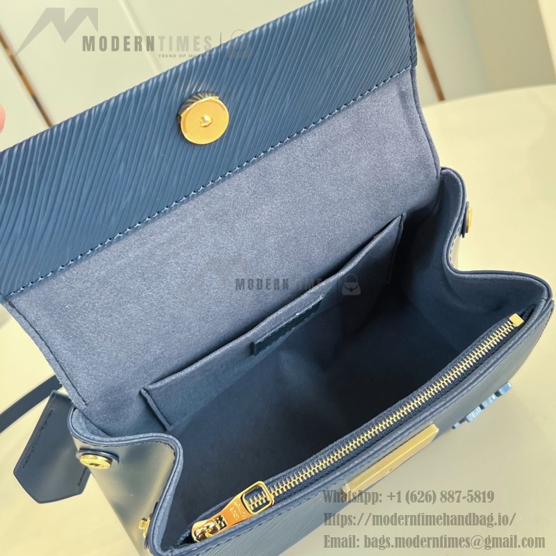Louis Vuitton Cluny Mini Handbag in Epi Leather with Resin LV Logo