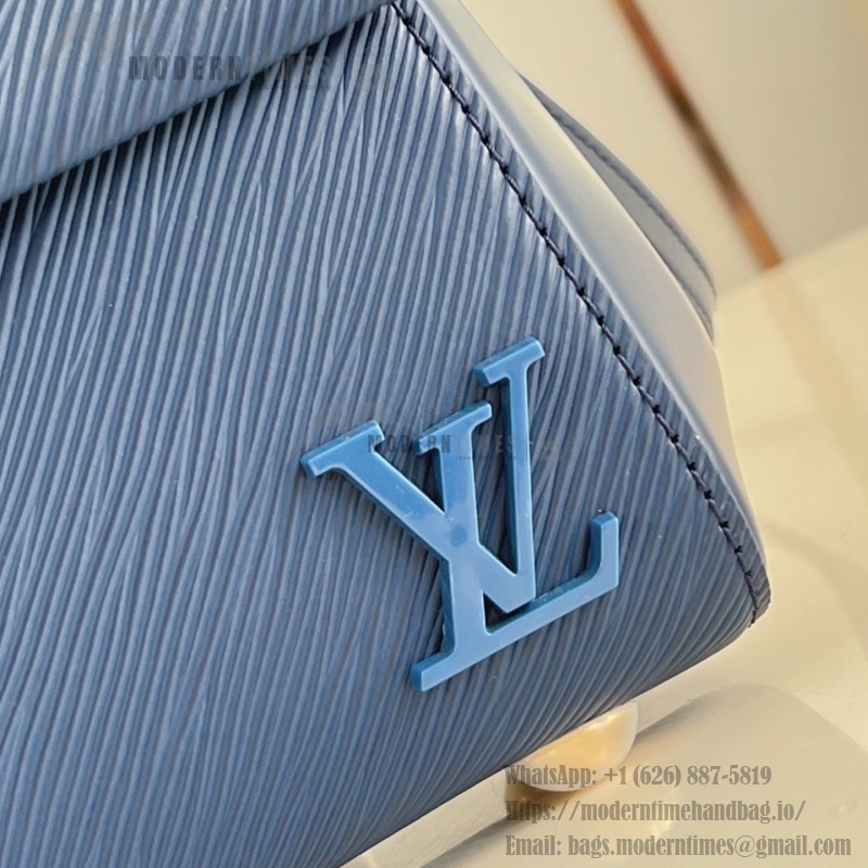 Louis Vuitton Cluny Mini Handbag in Epi Leather with Resin LV Logo