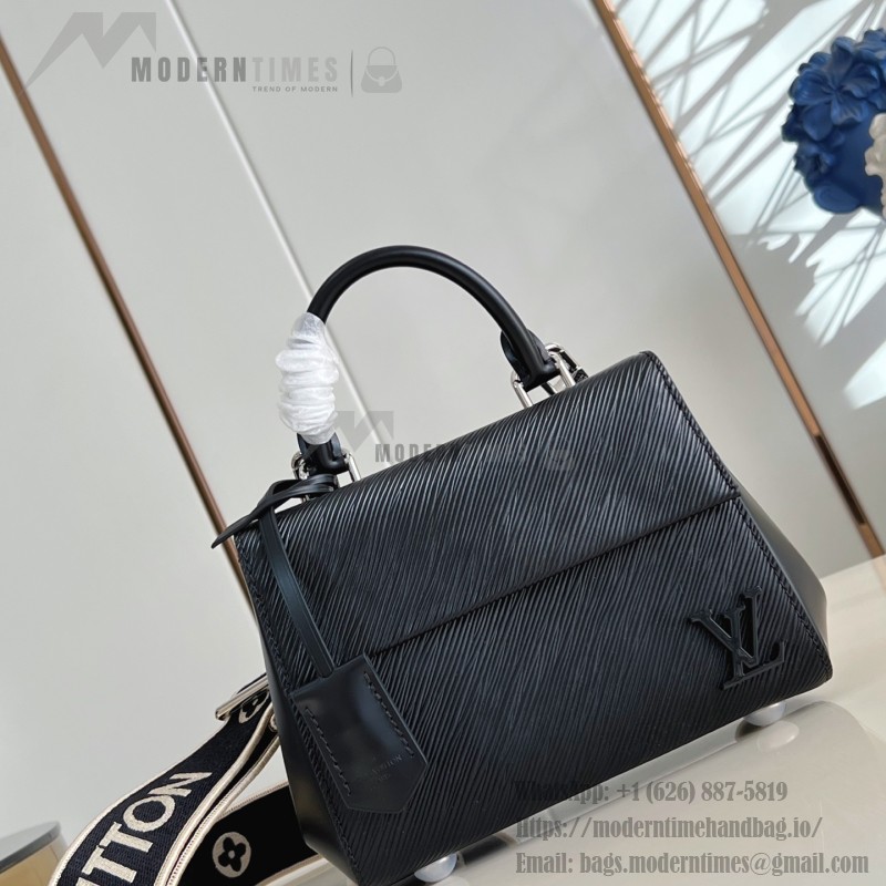 Louis Vuitton Cluny Mini Handbag in Epi Leather with Resin LV Logo
