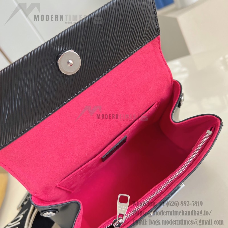 Louis Vuitton Cluny Mini Handbag in Epi Leather with Resin LV Logo