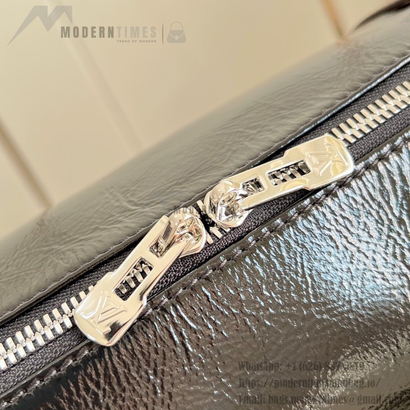 Louis Vuitton Express Mini Handbag in Black with Monogram Saga and Key Pouch