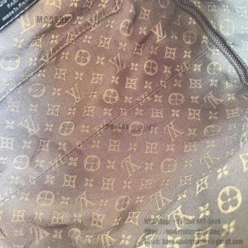 Louis Vuitton Express Mini Handbag in Black with Monogram Saga and Key Pouch