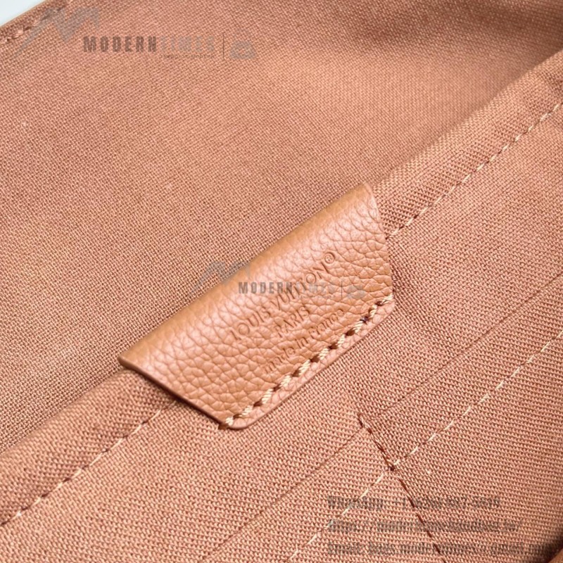 Louis Vuitton Fastline Backpack in Brown Waxed Calfskin with LV Letter Embossing