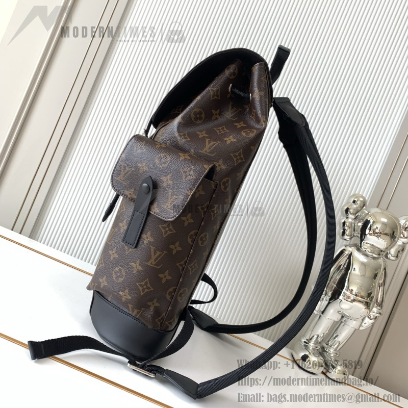 Louis Vuitton Christopher Small Backpack in Monogram Canvas with Rugged Design