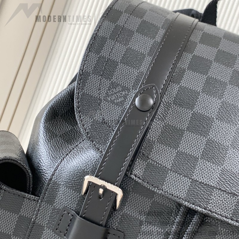 Louis Vuitton Christopher Small Backpack in Monogram Canvas with Rugged Design