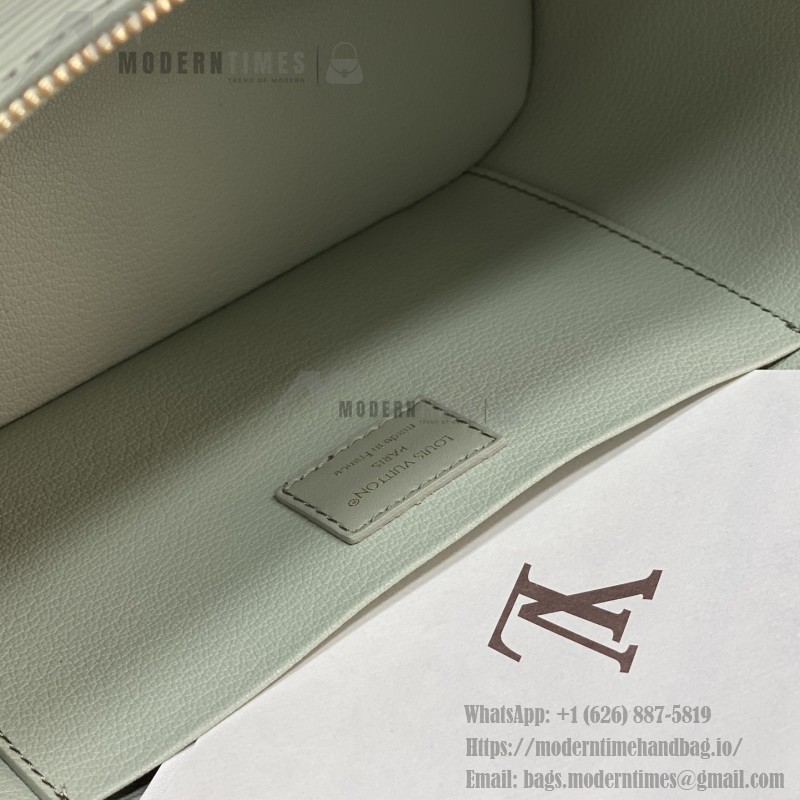 Louis Vuitton Nice Nano Cosmetic Bag in Epi Leather with Double Zip and Washable Fabric Lining