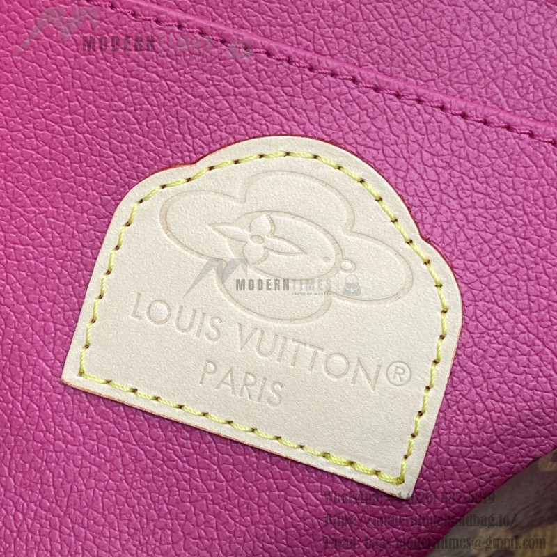 Louis Vuitton Pochette Cosmétique Small Cosmetic Bag in Monogram Yh Canvas with Flat Bottom Design