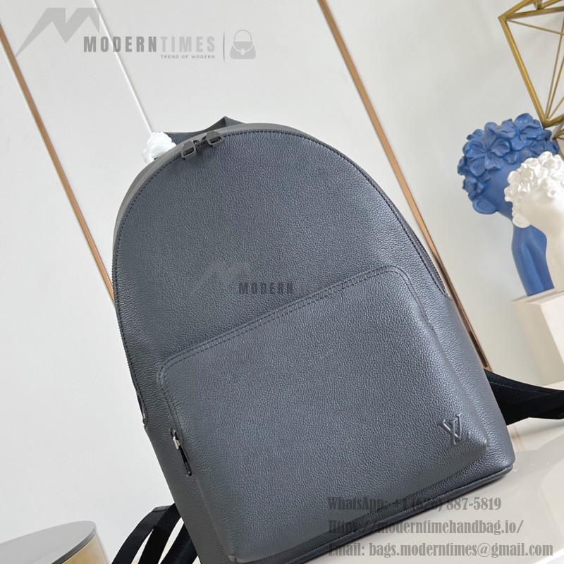 Louis Vuitton Discovery Work Backpack M15259, waxed calfskin leather, laptop and mobile phone compartment