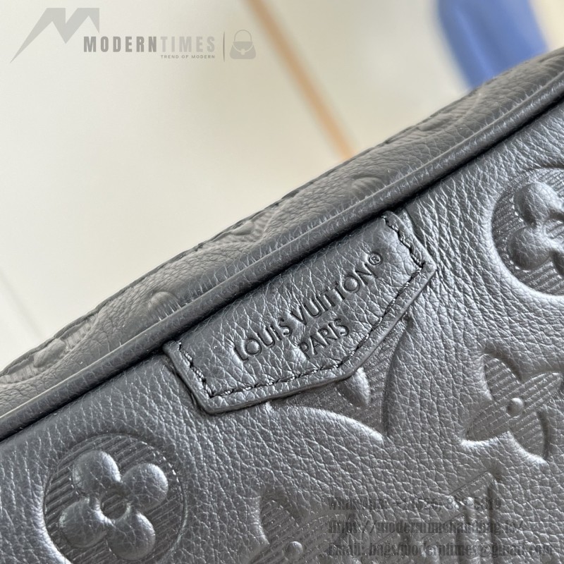 Louis Vuitton Trocadéro Mini Monogram Shadow Leather Bag M26737 Black