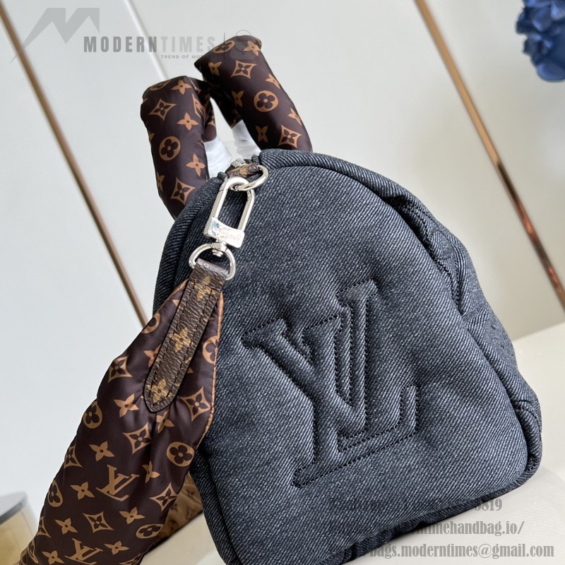 Louis Vuitton Speedy Bandoulière 20 LV Ski Puffygram Black Jeans M26956