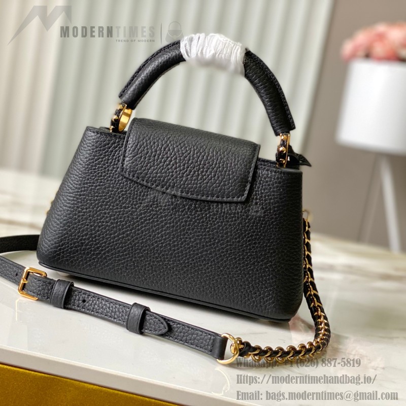 Louis Vuitton Capucines East-West Handbag in Taurillon Leather – Small & Large