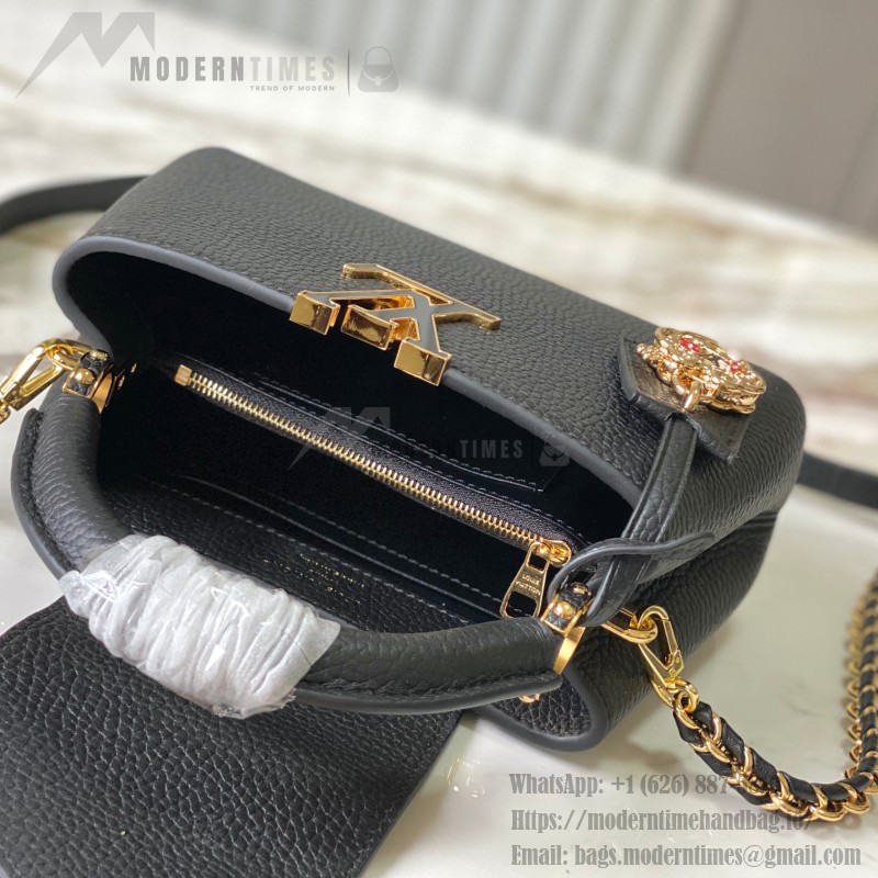 Louis Vuitton Capucines East-West Handbag in Taurillon Leather – Small & Large