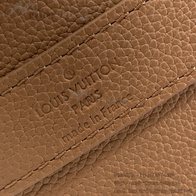 Louis Vuitton Keepall Bandoulière M25980 and M26065 Waxed Cowhide Leather with LV Embossing