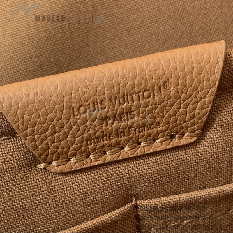 Louis Vuitton Fastline Backpack M26023 in waxed cowhide leather with embossed LV letters and padded laptop compartment