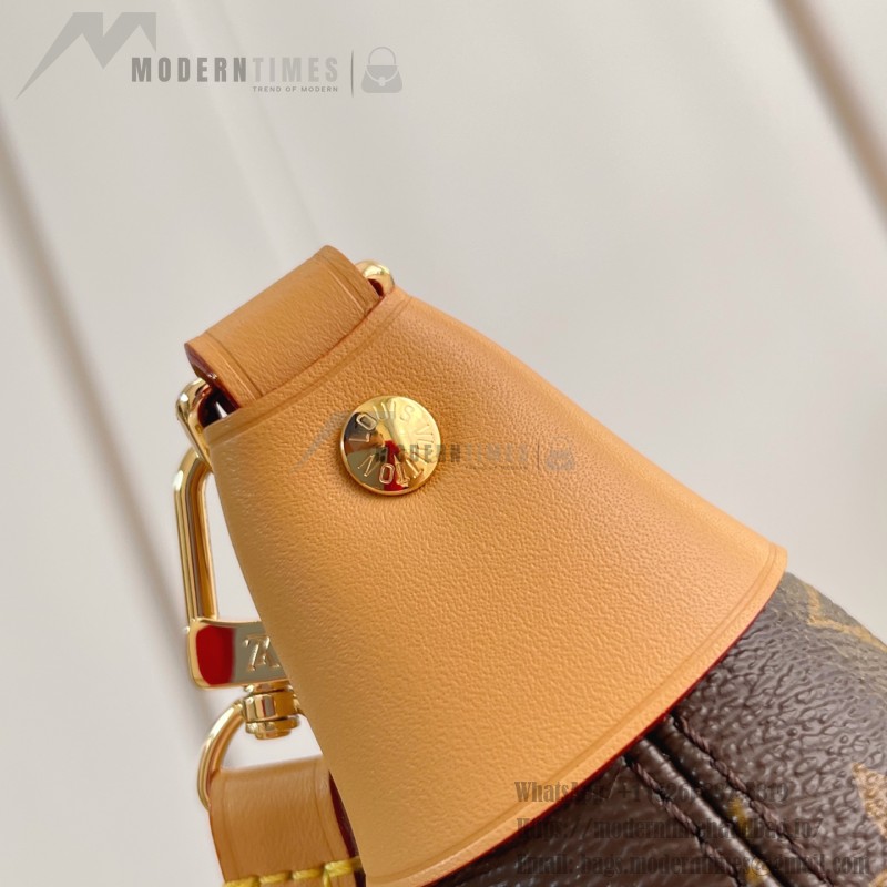 Louis Vuitton Pochette Voyage Souple M26015 in Monogram Canvas with Boro Patchwork