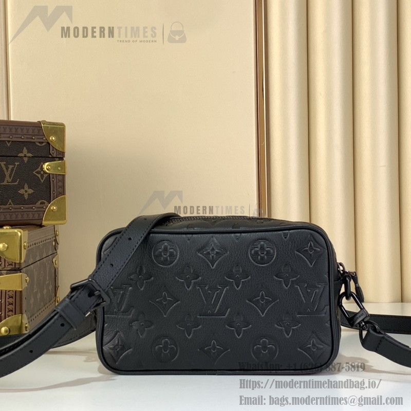 Louis Vuitton Trocadéro Mini Handbag M26737 in Monogram Eclipse coated canvas with leather trim and dark metallic hardware