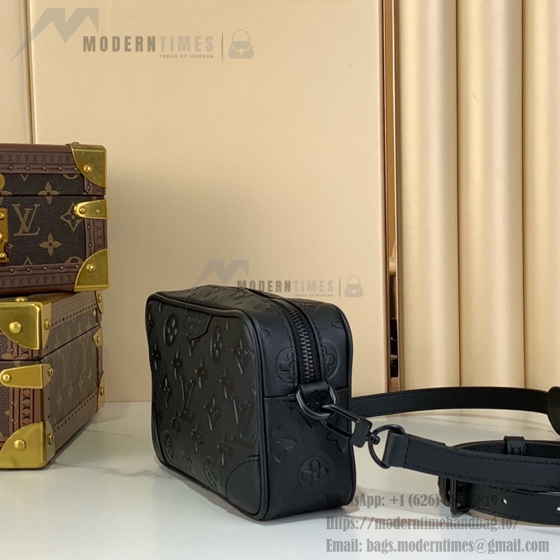 Louis Vuitton Trocadéro Mini Handbag M26737 in Monogram Eclipse coated canvas with leather trim and dark metallic hardware