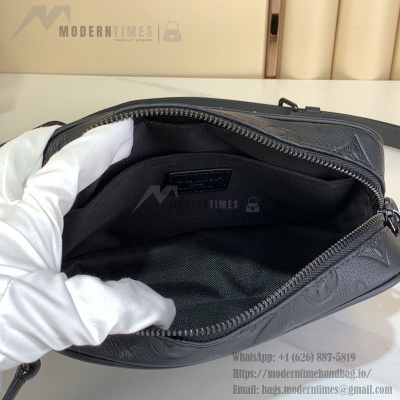 Louis Vuitton Trocadéro Mini Handbag M26737 in Monogram Eclipse coated canvas with leather trim and dark metallic hardware