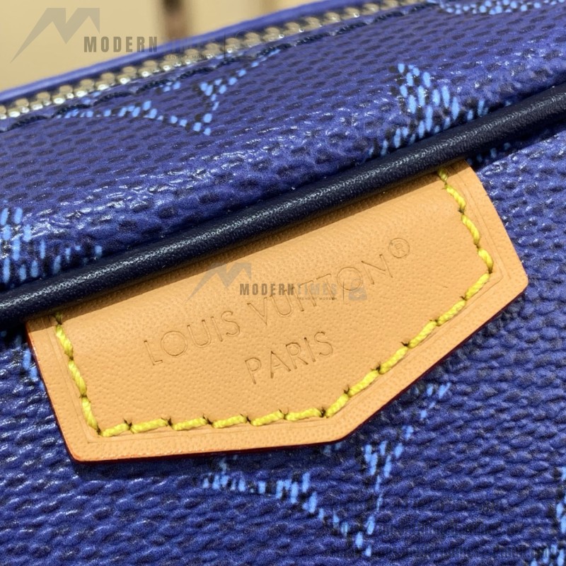 Louis Vuitton Trocadéro Mini Handbag in Monogram Eclipse with Cowhide Leather Trims