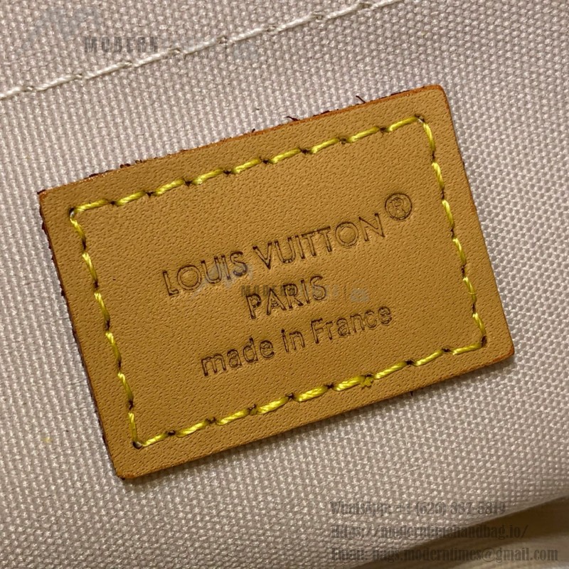 Louis Vuitton Trocadéro Mini Handbag in Monogram Eclipse with Cowhide Leather Trims