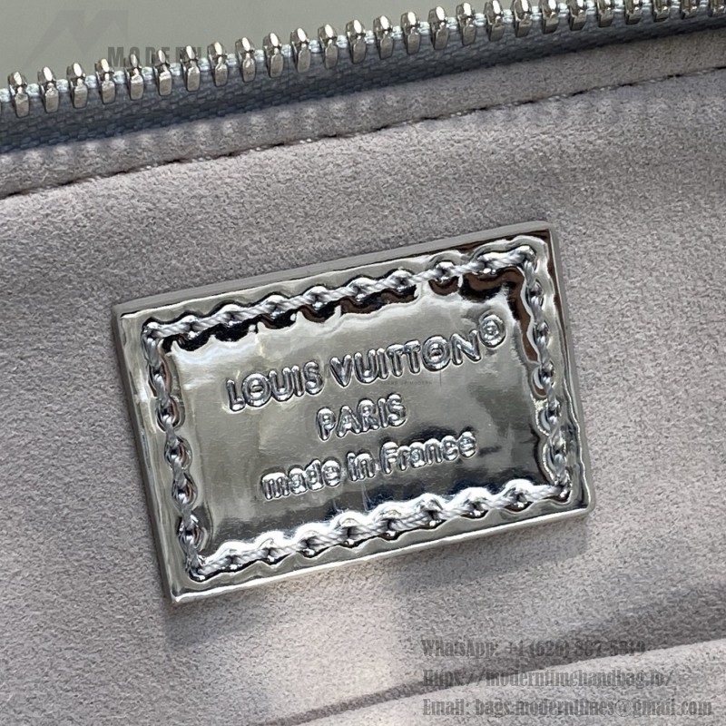 Louis Vuitton Alma BB Bag Gold Mirror Silver Patent Leather