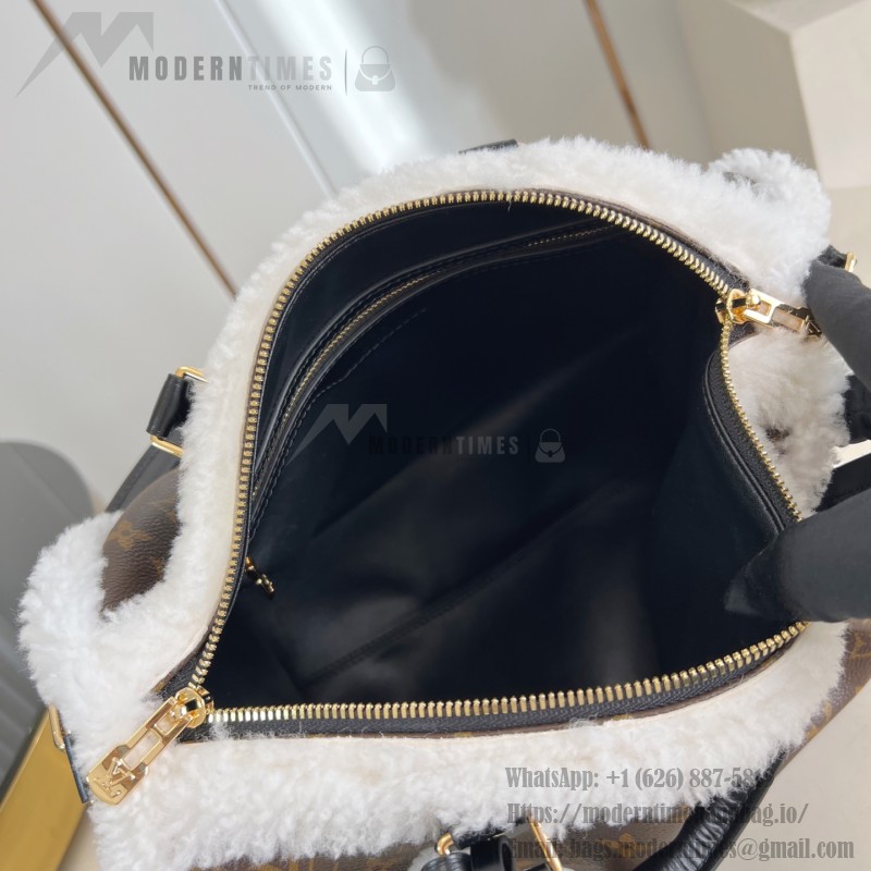 Louis Vuitton M26326 Speedy Soft 30 Teddy Handbag Front View