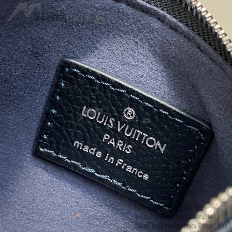 Louis Vuitton M26430 Pearl Blue All in BB Bucket Bag Front View