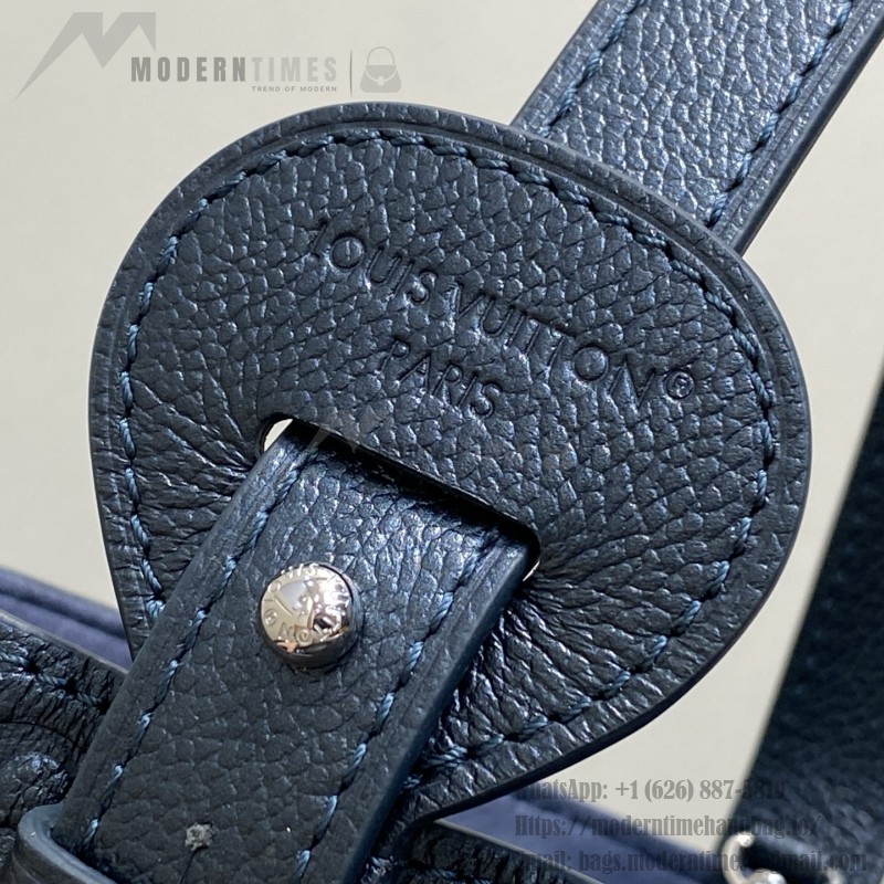 Louis Vuitton M26430 Pearl Blue All in BB Bucket Bag Front View
