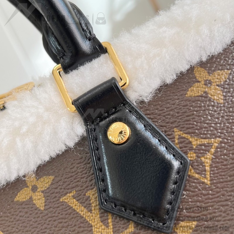 Louis Vuitton Nano Madeleine Pearl Pink Monogram Empreinte Chain Bag