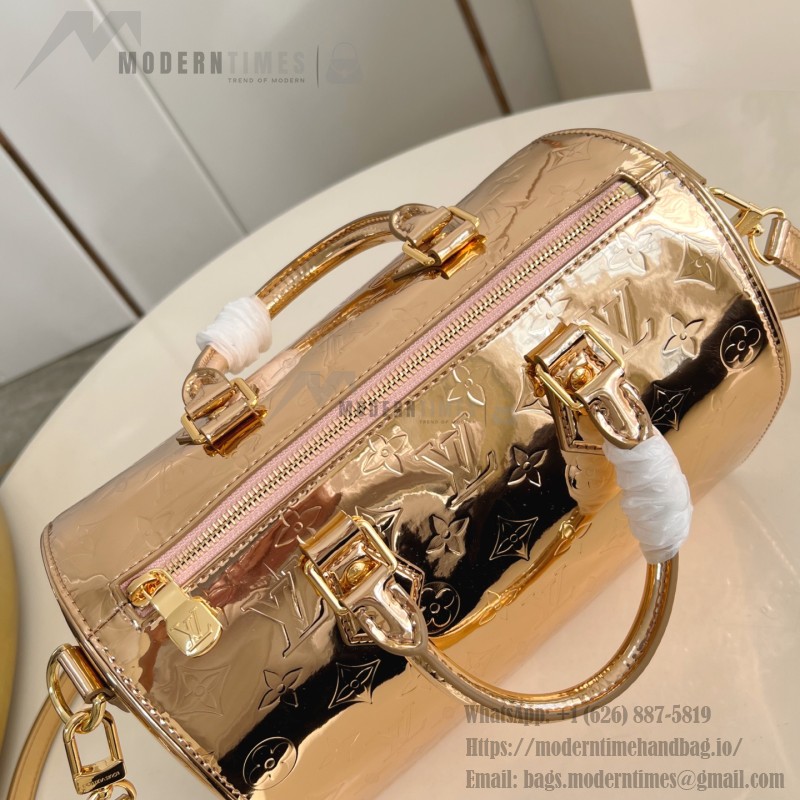 Louis Vuitton Speedy Bandoulière 25 LV Ski Monogram Miroir