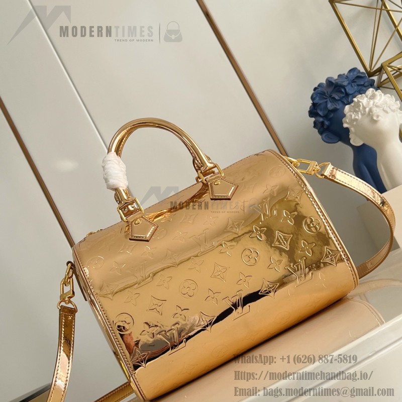 Louis Vuitton Speedy Bandoulière 25 LV Ski Monogram Miroir