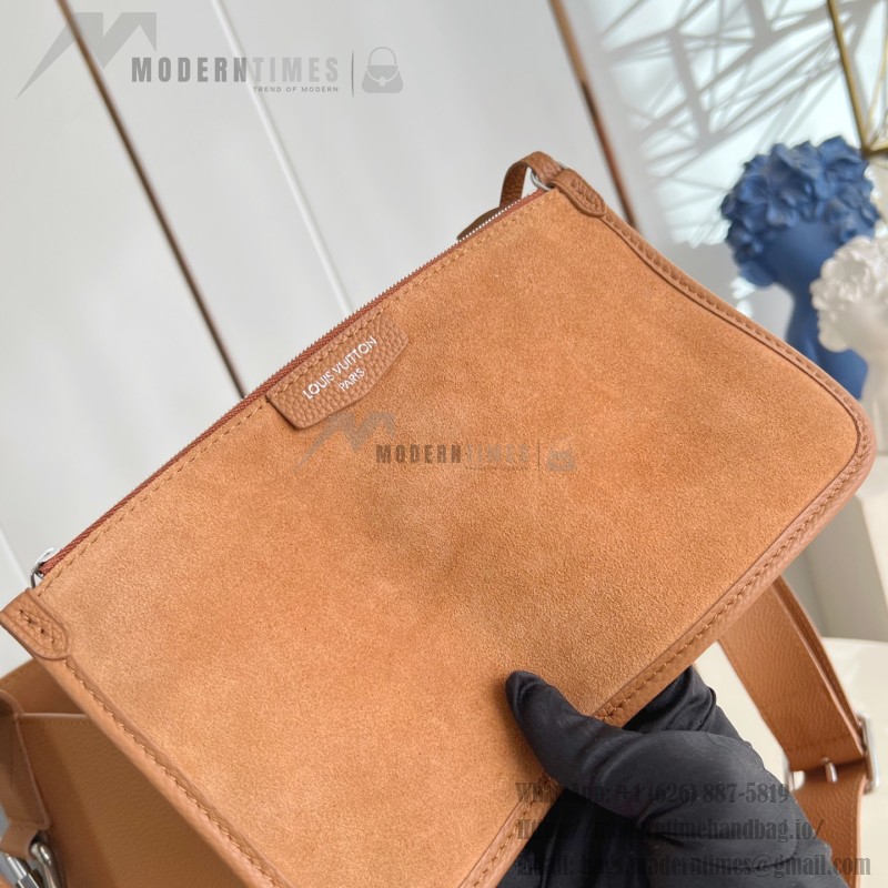 Louis Vuitton Verso Hobo Handbag LV Touch Leather