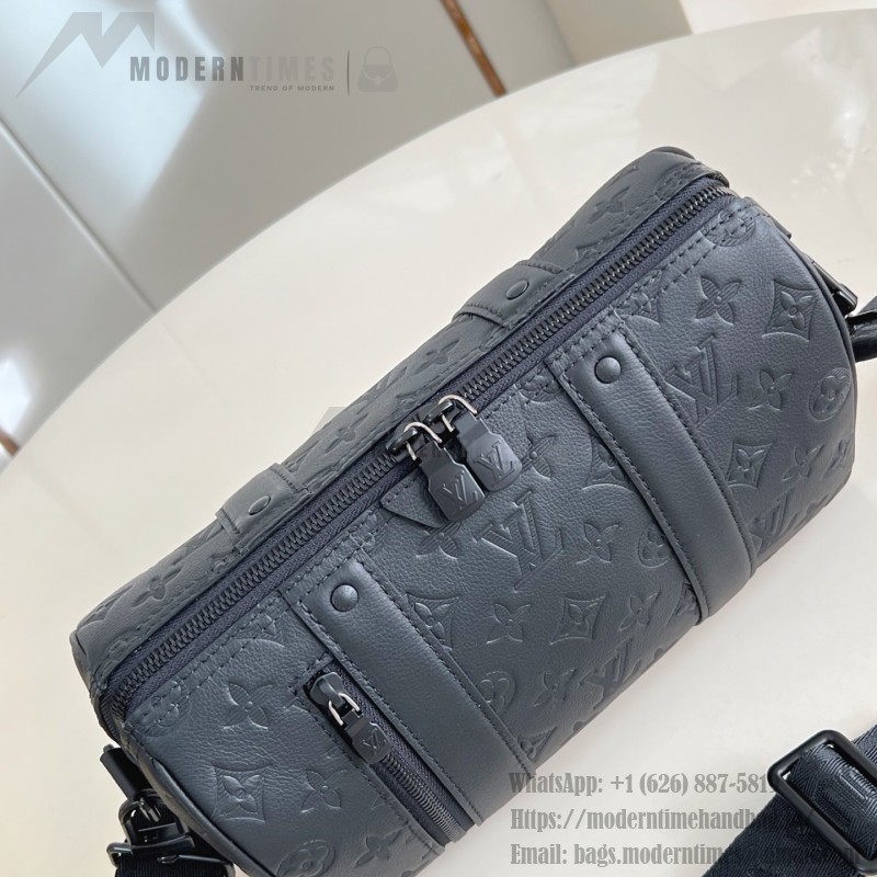 Louis Vuitton City Keepall Monogram Shadow Leather Bag