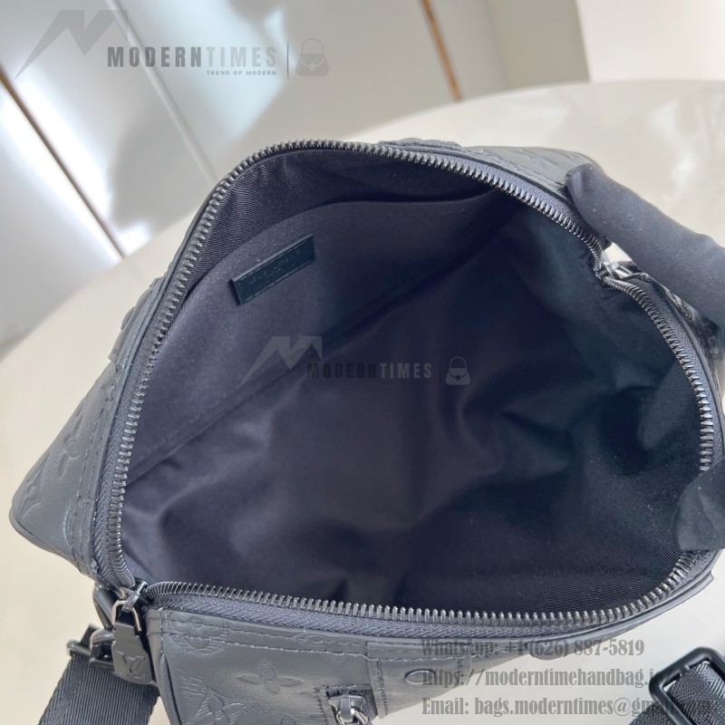 Louis Vuitton City Keepall Monogram Shadow Leather Bag